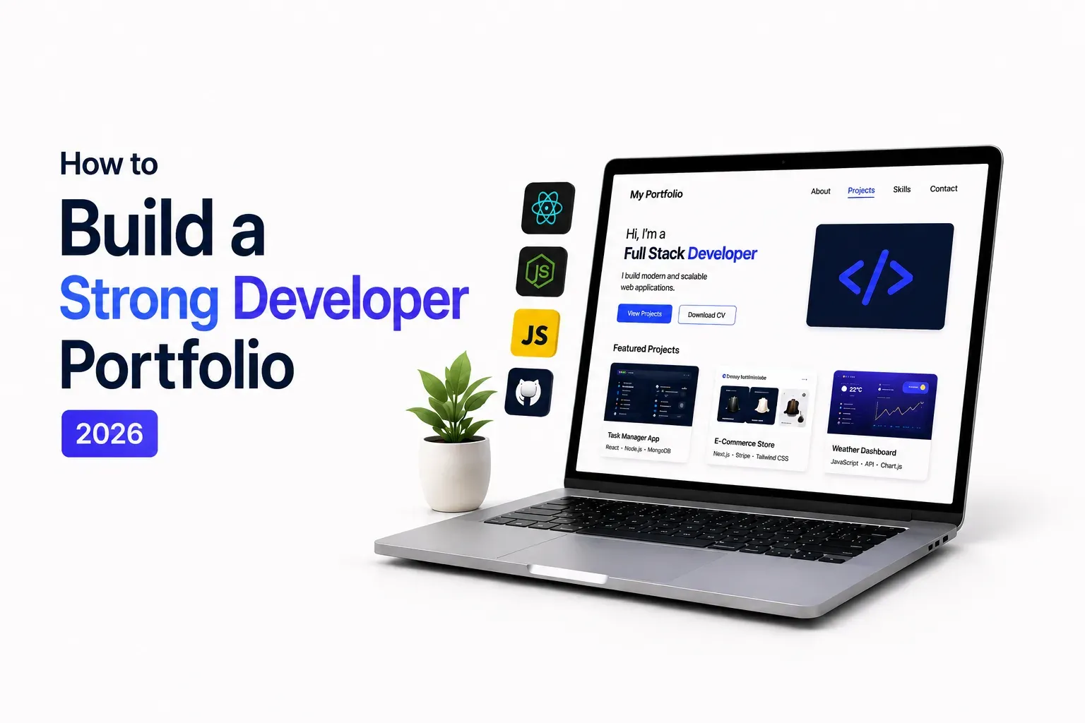 How to Build a Strong Developer Portfolio That Gets You Hired